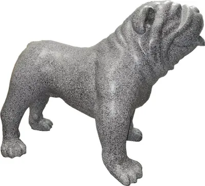 Immagine prodotto di Grande scultura di dinosauro in calcestruzzo dall'aspetto di pietra naturale, robusto