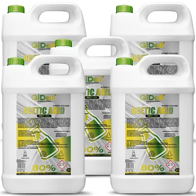 Produktbild von Essigsäure 80% 25L Konzentrat Reinigung Entkalkung Haushalt Essigessenz GiDeli