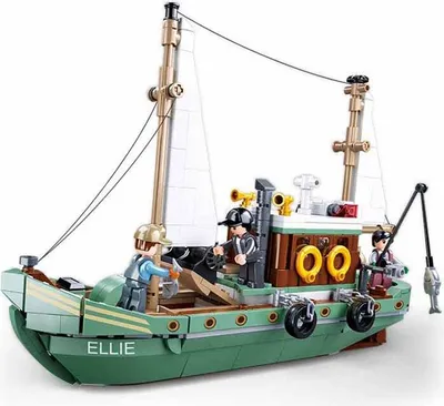 Produktbild von Sluban Modell Steine Fischerboot 610 Teile Konstruktionsspiel Mehrfarbig  Mehrfarbig One Size