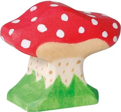 Produktbild von HOLZTIGER Fliegenpilz aus Holz - klein