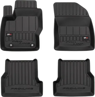 Zdjęcie produktu dla 2004-2011 Ford Focus mk2 dywaniki podłogowe TPE czarne 4 szt