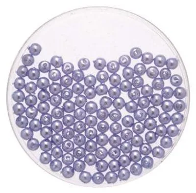 Produktbild von Glorex Wachs Perlen 6 mm 60 Stück, blau