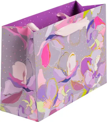 Zdjęcie produktu dla Goldbuch torebka prezentowa Opium Grey-White 18 x 10 cm