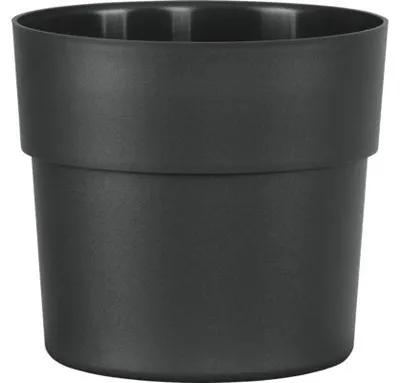 Produktbild von Übertopf geli LIV Kunststoff Ø 23 cm H 21 cm anthrazit
