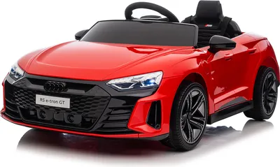 Produktbild von Audi RS e-tron GT Kinderauto Kinder Elektroauto 12V mit Musik，breitem Sitz, verstellbarem Sicherheitsgurt Rot