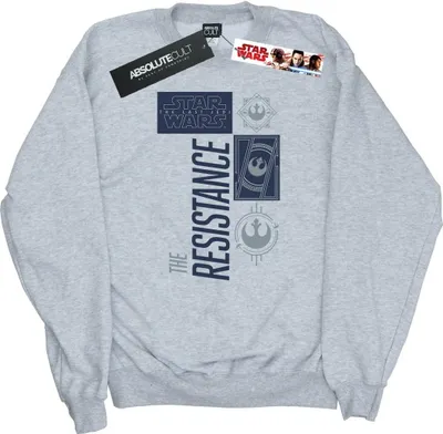 Produktbild von Star Wars - "The Last Jedi The Resistance" Sweatshirt für Herren BI46208 (3XL) (Grau)