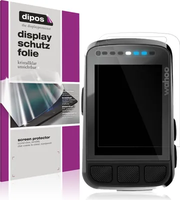 Produktbild von 2x Schutzfolie für Wahoo Elemnt Bolt 2 klar Displayschutzfolie Folie Display Schutz dipos