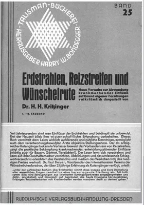 Produktbild von Erdstrahlen, Reizstreifen und Wünschelrute