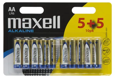 Produktbild von 10x Batterietyp: AA - LR6 - Alkaline 10 Stück [18733]