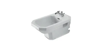 Produktbild von Duravit Wand-Bidet 1930 mit Überlauf, Hahnlochbank, 360 x 580 mm, 1 Hahnloch weiß