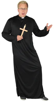 Produktbild von Pfarrer Kostüm für Herren, Größe:XL