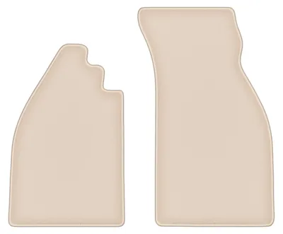 Produktbild von DURBAN Beige Velours-Fußmatten vorne für Volkswagen Garbus (1938-2003)