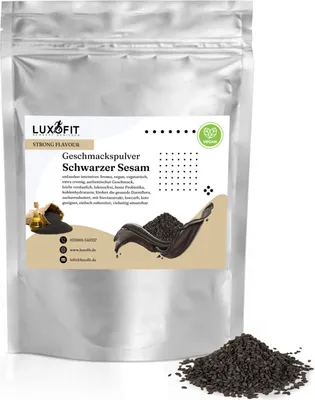 Immagine prodotto di Sapore di sesamo nero in polvere Aroma a basso contenuto calorico 300 g