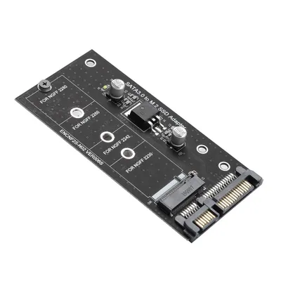 Image de Carte d'adaptateur, carte Riser, carte M.2 NGFF SSD vers SATA, carte Riser SSD, adaptateur de disque dur
