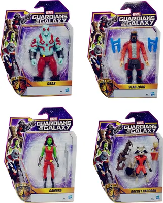 Produktbild von Guardians of the Galaxy 4er Set Spielfiguren zum Sammeln 13 cm für Kinder