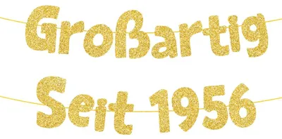 Productafbeelding van Glitterbanner voor 70e verjaardag, 1,30 m lang, decoratie voor feest