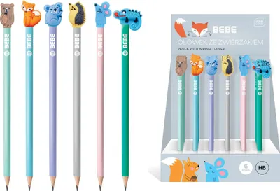 Produktbild von Interdruk Bleistift mit Topper BeBe (1 Stück ohne Motivauswahl)