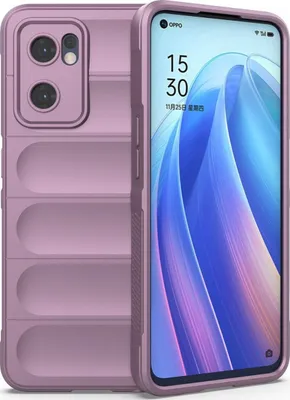 Produktbild von Mobigear Bumpy  OPPO Find X5 Lite Hülle Flexibles TPU Backcover - Lila