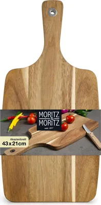 Immagine prodotto di Moritz & Moritz Tagliere in legno di acacia grande con manico