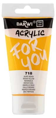 Produktbild von Acrylfarbe DARWI Acryl 75 ml - Indischgelb