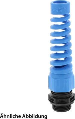 Productafbeelding van WISKA ATEX-aansluitstuk met buigbescherming, M12x1,5, polyamide (PA), II2DExtbIIICDb / II2GExebIICGb / II 2G (1,2) II 2D