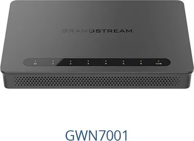 Zdjęcie produktu dla Grandstream Networks GWN7001, Ethernet WAN, Gigabit Ethernet, Czarny
