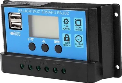 Obrázok produktu pre Regulátor nabíjania 12 V – 24 V s displejom – výkon 60 A