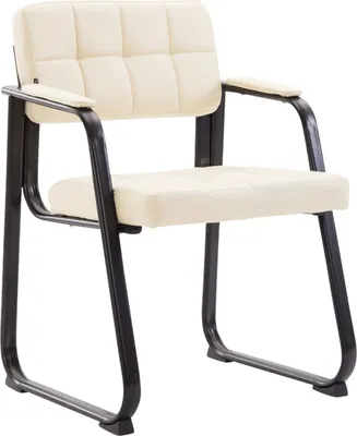 Produktbild von Besucherstuhl HLO-CP22 B Kunstleder creme