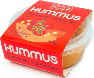 Produktbild von HUMMUS GETROCKNETE TOMATEN 200 g - LAVICA FOOD