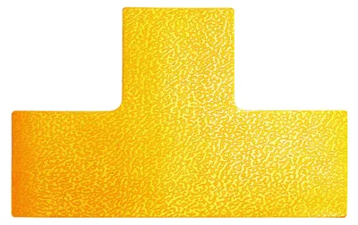 Productafbeelding van DURABLE Vloersticker vorm: ''T'', 10 st., 170004, Geel