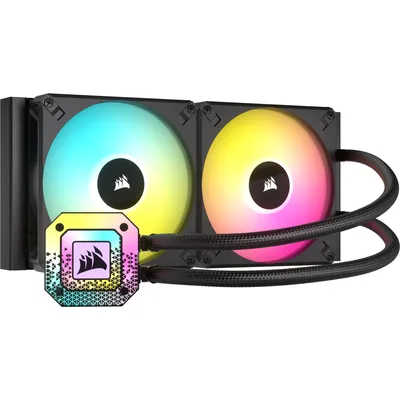 Produktbild von Corsair CW-9060069-WW Computer Kühlsystem Computergehäuse Flüssigkühlungsset 14 cm Schwarz 1 Stk.