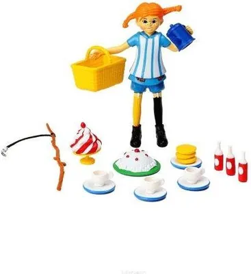 Produktbild von Micki Pippi Langstrumpf Figurenset nach Originalillustrationen von Astrid Lindgren