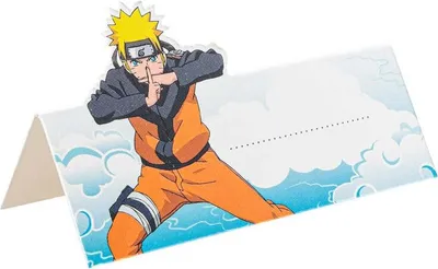 Produktbild von 8 Naruto Tischkarten