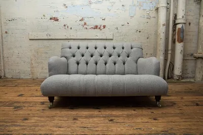 Obrázok produktu pre Chesterfield – textilná sedačka, dvojposadová, látkové sedacie sady, čalúnené sedačky, dizajn, luxus