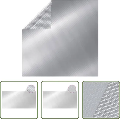 Produktbild von The Living Store Poolabdeckung Silbern 549x274 cm PE