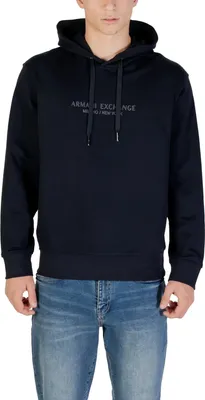 Imagen del producto de Armani Exchange. Chaqueta de forro polar para hombre, color azul. Modelo: 489140. Talla: L. Talla: L