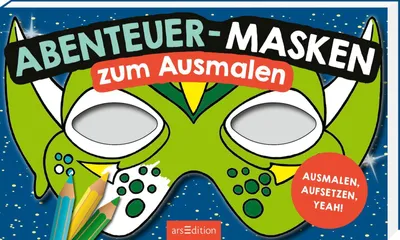 Produktbild von Abenteuer-Masken zum Ausmalen