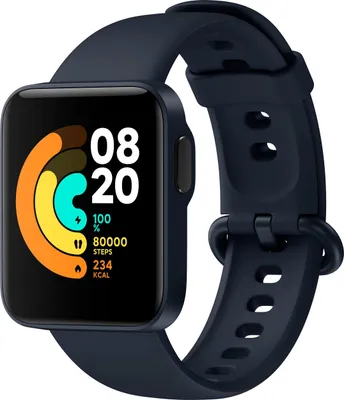 Produktbild von Xiaomi Mi Watch Lite schwarz 256MB Bluetooth Sportarmband