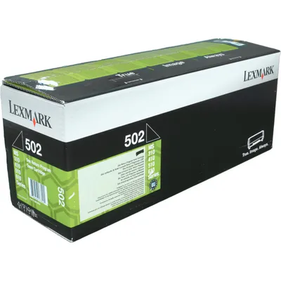 Produktbild von Lexmark 502, 1500 Seiten, Schwarz, 1 Stück(e)