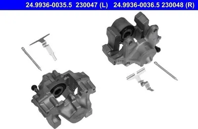 Zdjęcie produktu dla Tylny prawy zacisk hamulcowy ATE pasujący do MERCEDES-BENZ klasy C limuzyna (W203) Ø35 mm 24.9936-0036.5
