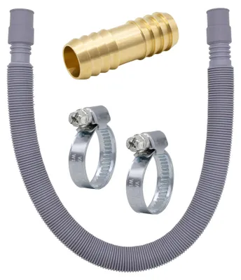 Abwasserschlauch-Verlängerungsset 60-200 cm, 3/4", ausziehbar