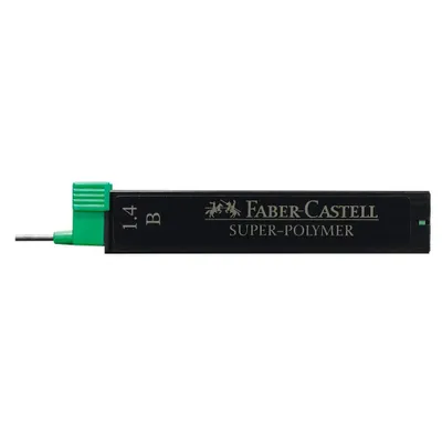 Image de FABER-CASTELL 121411 Paquet de 6 mines de crayon SUPER-POLYMER B
