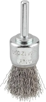 Produktbild von kwb 608030, Topfbürste, 0,3 mm, 6 mm, 2,5 cm, Metall, Stein, Metall