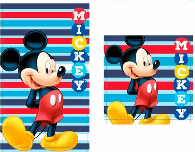 Image de Serviette Disney Mickey Multicolore Multicolore One Size