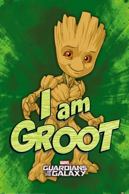 Produktbild von Marvel Poster Set Guardians of the Galaxy I am Groot 61 x 91 cm (4)