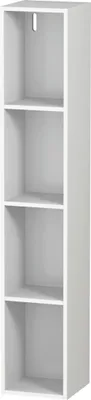 Image de Duravit L-Cube Élément d'étagère vertical, 4 compartiments, 180x180x1000mm, LC120508484
