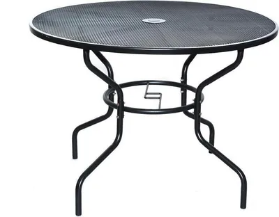 Produktbild von Zahradní stůl kovový ZWMT-51 s drátěnou deskou ø 106 cm
