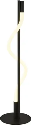 Immagine prodotto di Lampada LED da tavolo in metallo Dimmer Touch alta 56 cm Nero opaco Bianco 2700 K luce bianca calda 530 lm Moderna