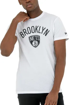 Produktbild von New Era Herren T-Shirt NBA Brooklyn Nets Logo white XL