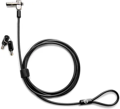 Obrázek produktu pro HP Lankový zámek Nano Master Keyed, 1,83 m, Kód, Pozinkovaná ocel, Černá, Metalická
